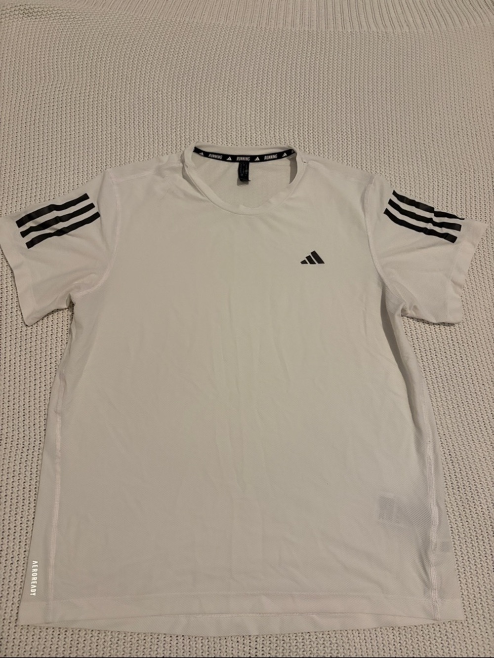 adidas Women’s Light Gray Short Sleeve Tee